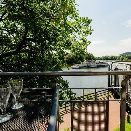 Weserwohnung - Bootshaus Urlaub Am Wasser Hamelin Eksteriør billede