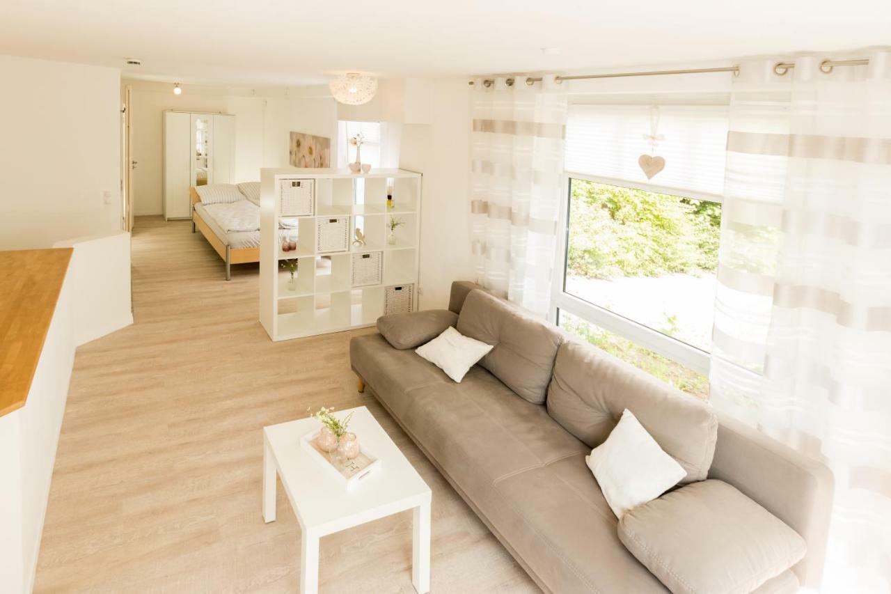 Weserwohnung - Bootshaus Urlaub Am Wasser Hamelin Eksteriør billede
