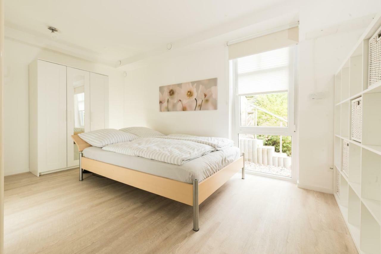 Weserwohnung - Bootshaus Urlaub Am Wasser Hamelin Eksteriør billede